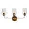 Hello Honey® Robert Stevenson Lighting Holden Metal & Glass 3-Light Vanity